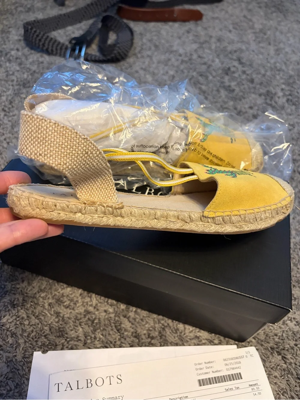 Talbots espadrille flats
